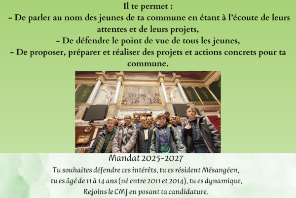 Conseil Municipal des Jeunes, Mairie de Mésanger