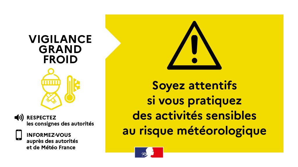 Activation du plan grand froid niveau jaune