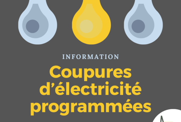 Coupures de courant programmées, Mairie de Mésanger